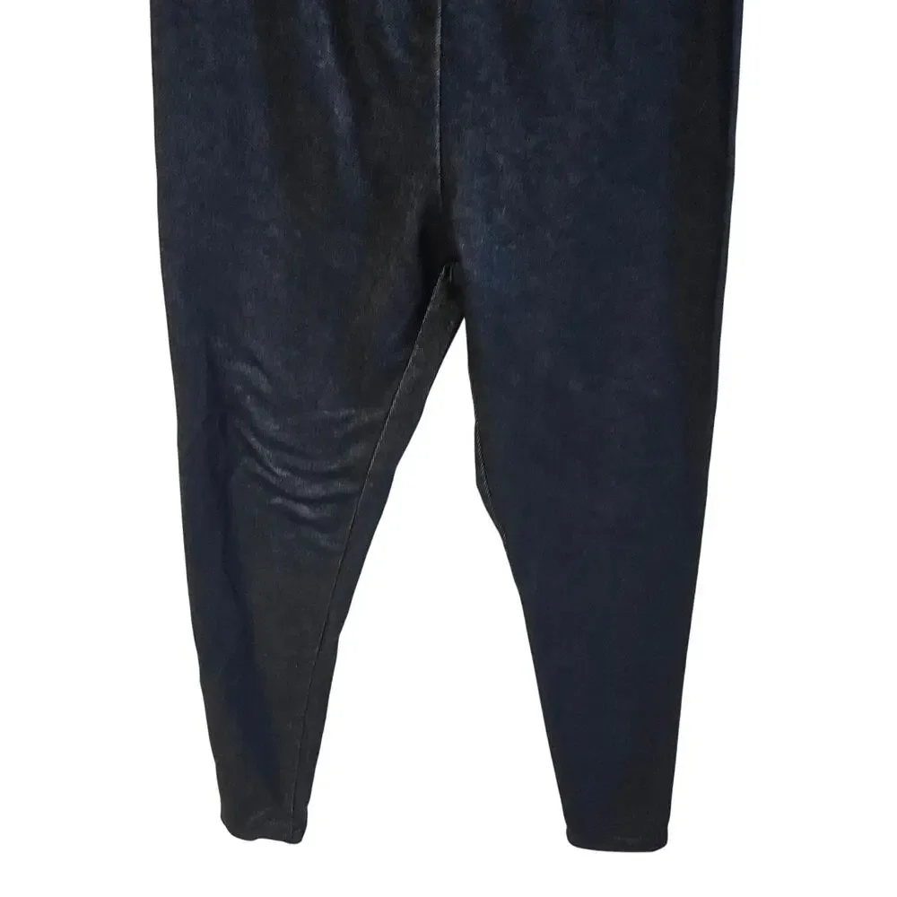 The Children's Place Size 7/8 Dark Blue Faux Denim Look Leggings Casual Everyday
